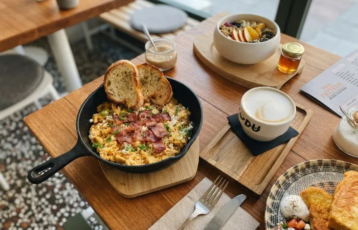 Brunch at The Pattern Bistro, Nikiti, Sithonia