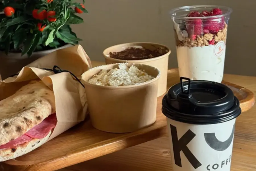 Specialty coffee and brunch available for delivery in Nikiti — The Pattern Bistro, Sithonia