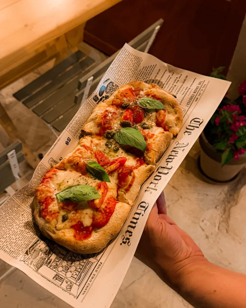 Fresh food dish at The Pattern Bistro, Nikiti old town, Sithonia — Mediterranean lunch