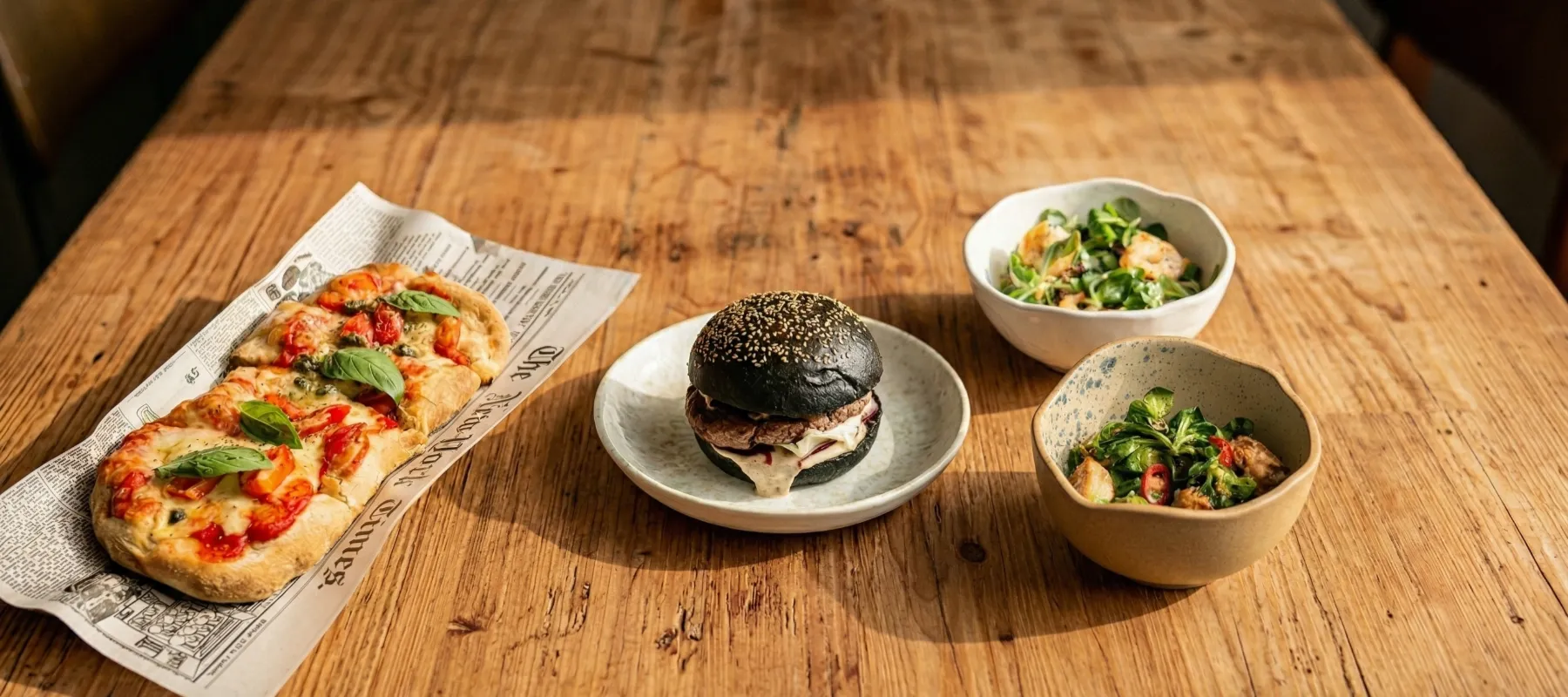 Dinner at The Pattern Bistro, Nikiti old town, Sithonia — seasonal Mediterranean dishes